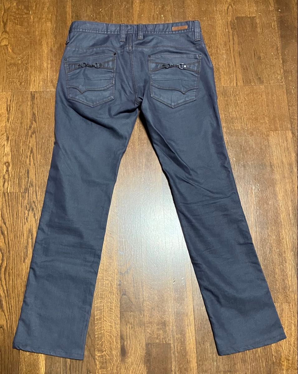 NICOLE CLUB FOR MEN ダークグレー スリムフィット チノパン S NICOLE CLUB FOR MEN ダークグレー スリムフィット チノパン S