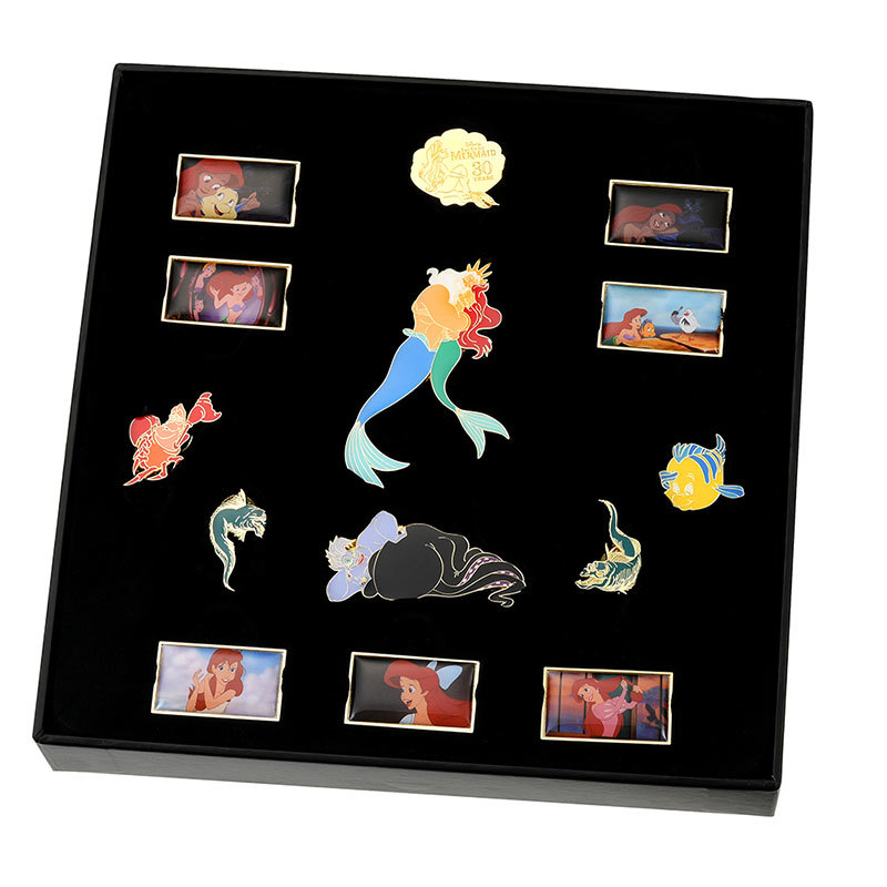 完売新品 リトル・マーメイド 30周年 ピンバッジ セット The Little Mermaid 30th Pin Set ディズニーストア レア Disney Store Japan_画像1