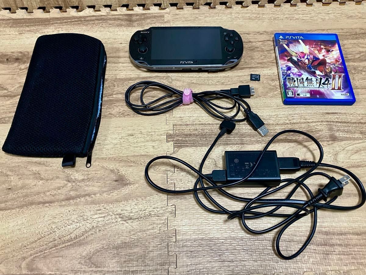 小難アリ【PS VITA】有機EL クリスタル・ブラック PCH-1100 本体 小難アリ【PS VITA】有機EL クリスタル・ブラック PCH-1100 本体
