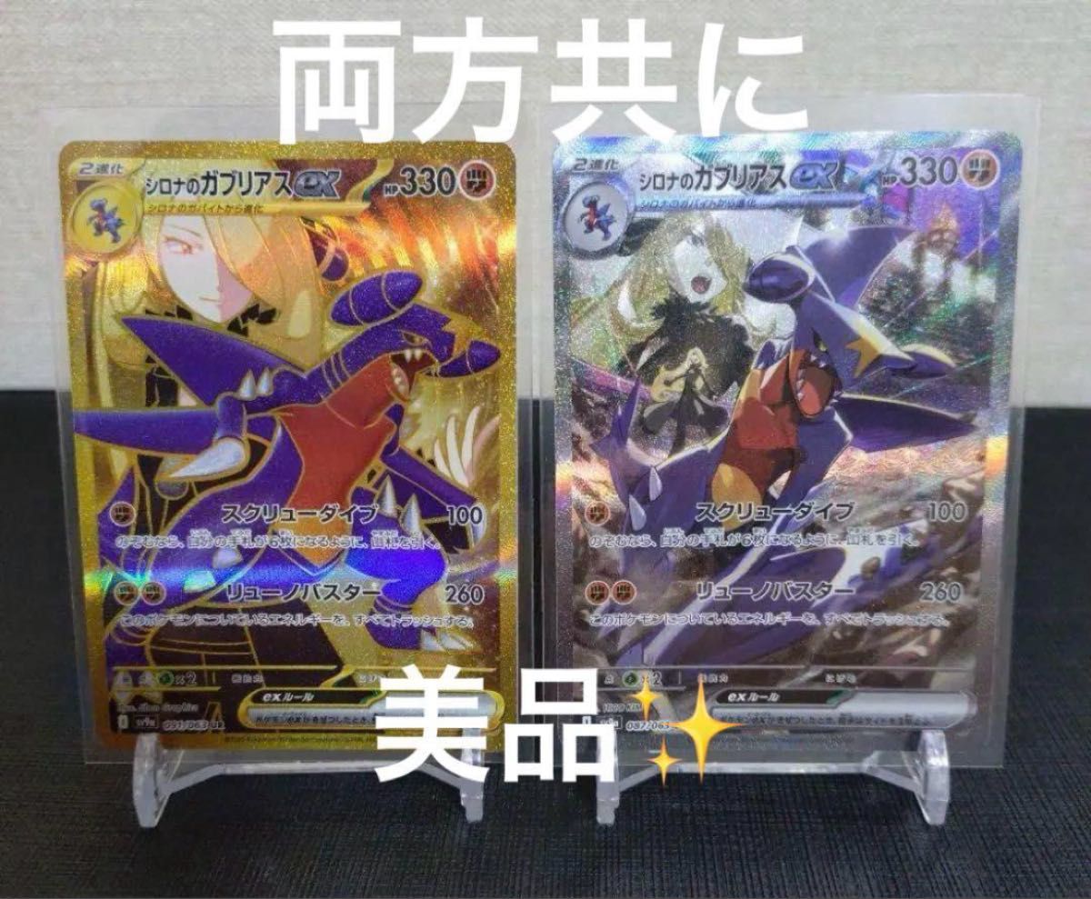 極美品 シロナのガブリアスex sar ur 早い者勝ち その他おまけ 極美品 シロナのガブリアスex sar ur 早い者勝ち その他おまけ