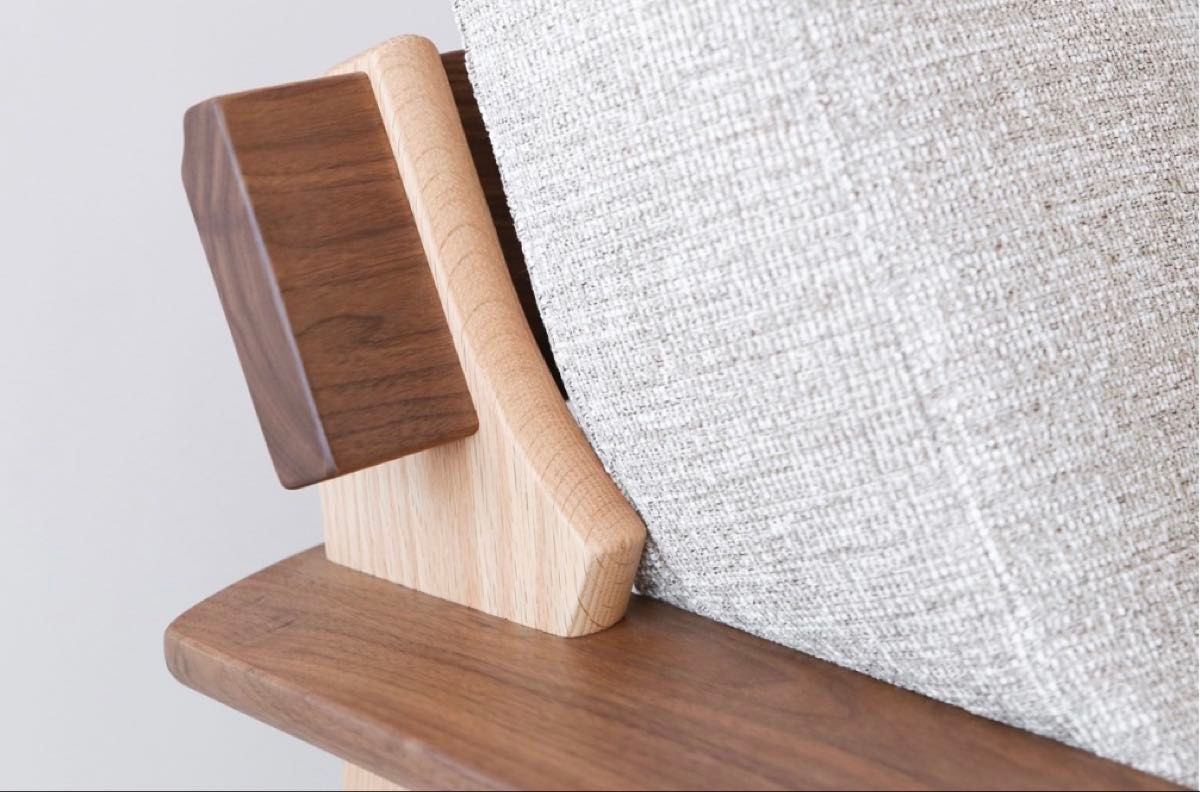飛騨家具 展示品 ibata Sign ソファ3P オーク×ウォルナット 木目 飛騨家具 展示品 ibata Sign ソファ3P オーク×ウォルナット 木目