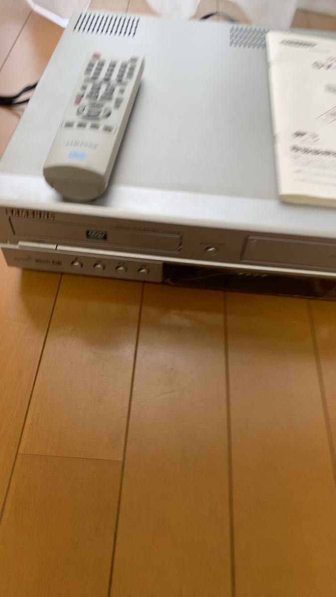 SAMSUNG VHS/DVDプレーヤー/ SV-DVD3JG リモコン、取扱説明書付き