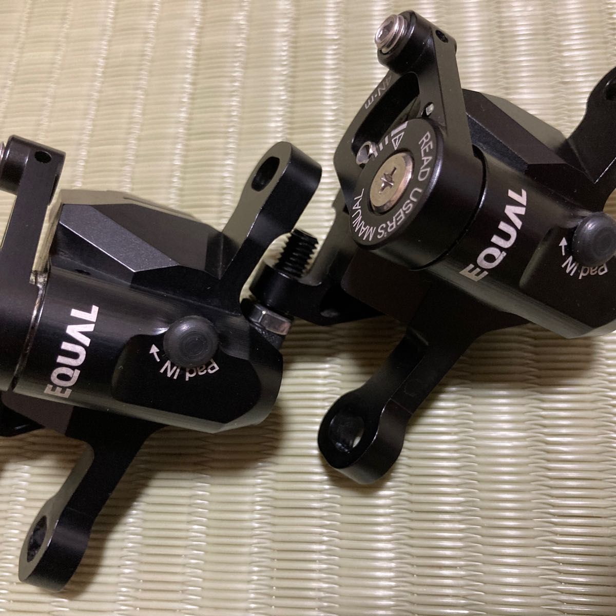 growtac EQUALポストマウント機械式ディスクブレーキ ブラック growtac EQUALポストマウント機械式ディスクブレーキ ブラック