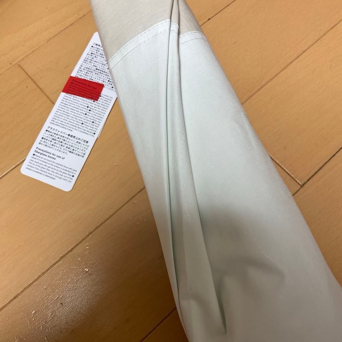 2段折りたたみ傘】COKAGE+リリィホワイトラテベージュウォーター 2段折りたたみ傘】COKAGE+リリィホワイトラテベージュウォーター