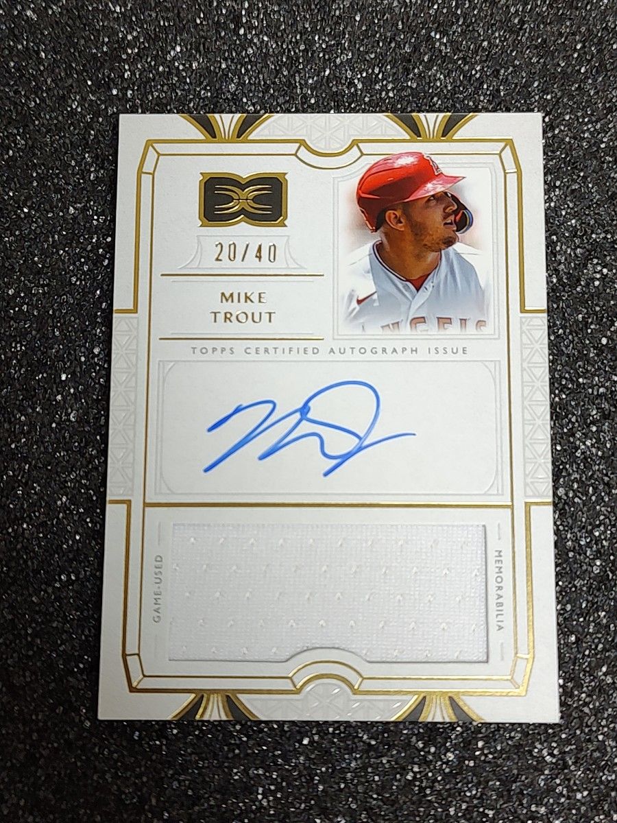 Topps definitive 2024 マイク トラウト mike trout 直筆 サイン Topps definitive 2024 マイク トラウト mike trout 直筆 サイン