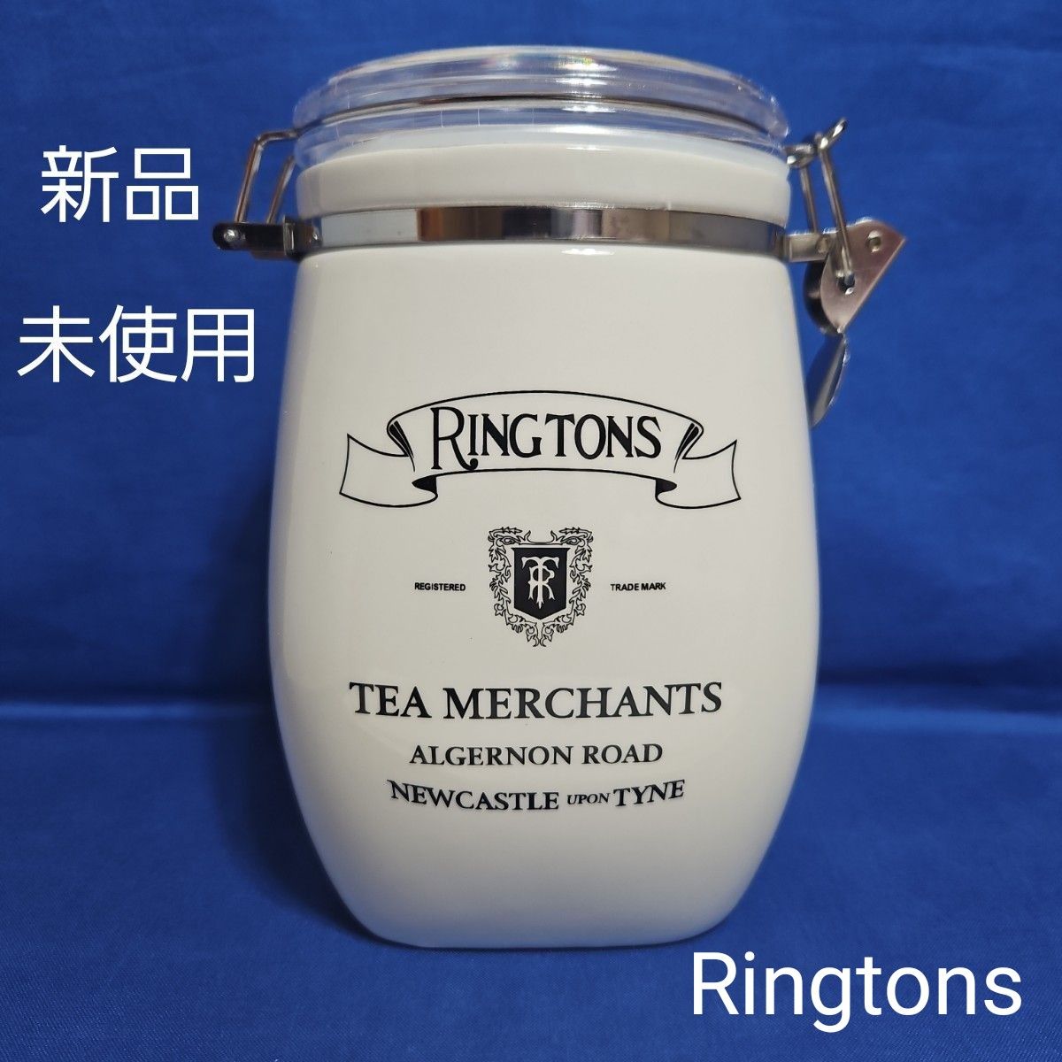 新品 リントンズ クラッシック柄 キャニスター ティーキャディ 新品 リントンズ クラッシック柄 キャニスター ティーキャディ