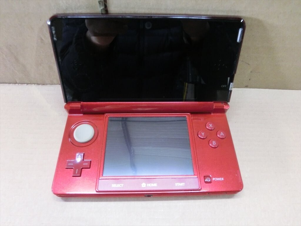 JS【4み-48】【60サイズ】△ニンテンドー 3DS 本体 フレアレッド JS【4み-48】【60サイズ】△ニンテンドー 3DS 本体 フレアレッド