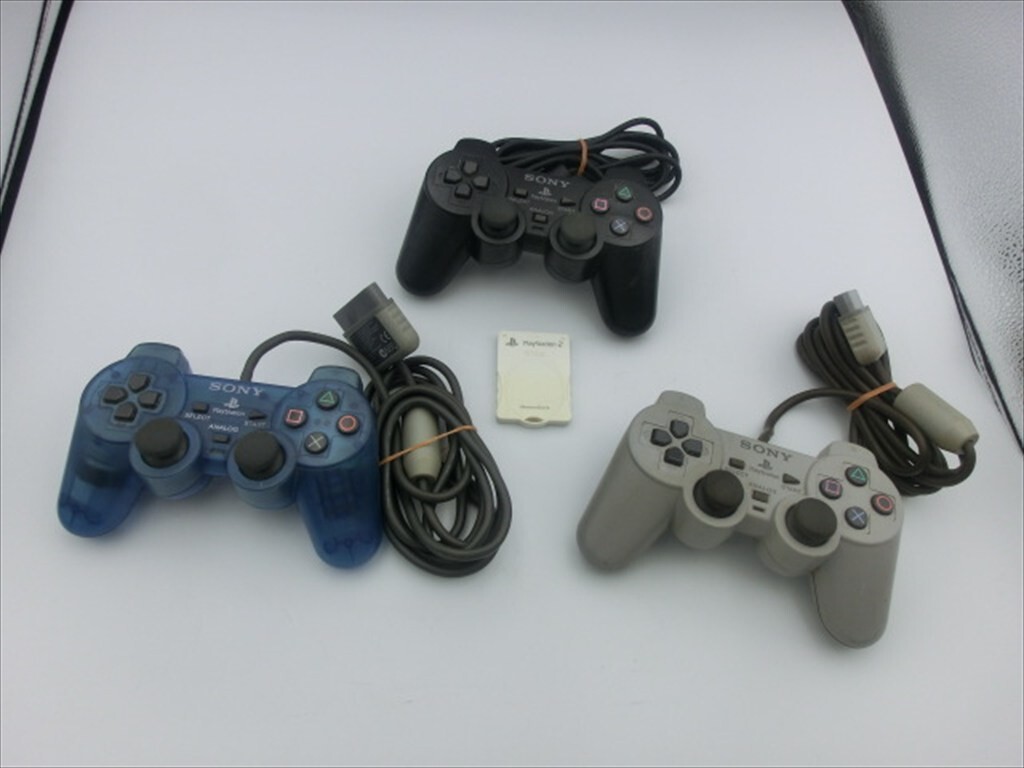 BS58-90】【80サイズ】△SONY ソニー/PS2 コントローラー 3点 BS58-90】【80サイズ】△SONY ソニー/PS2 コントローラー 3点