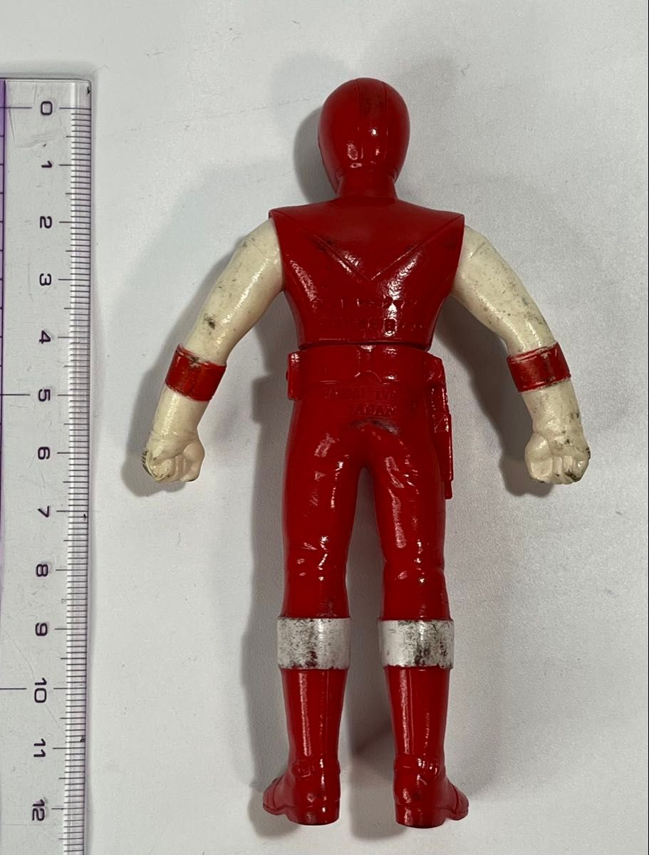 光戦隊マスクマン レッドマスク ソフビ 12㎝ 1987年|Yahoo 光戦隊マスクマン レッドマスク ソフビ 12㎝ 1987年|Yahoo