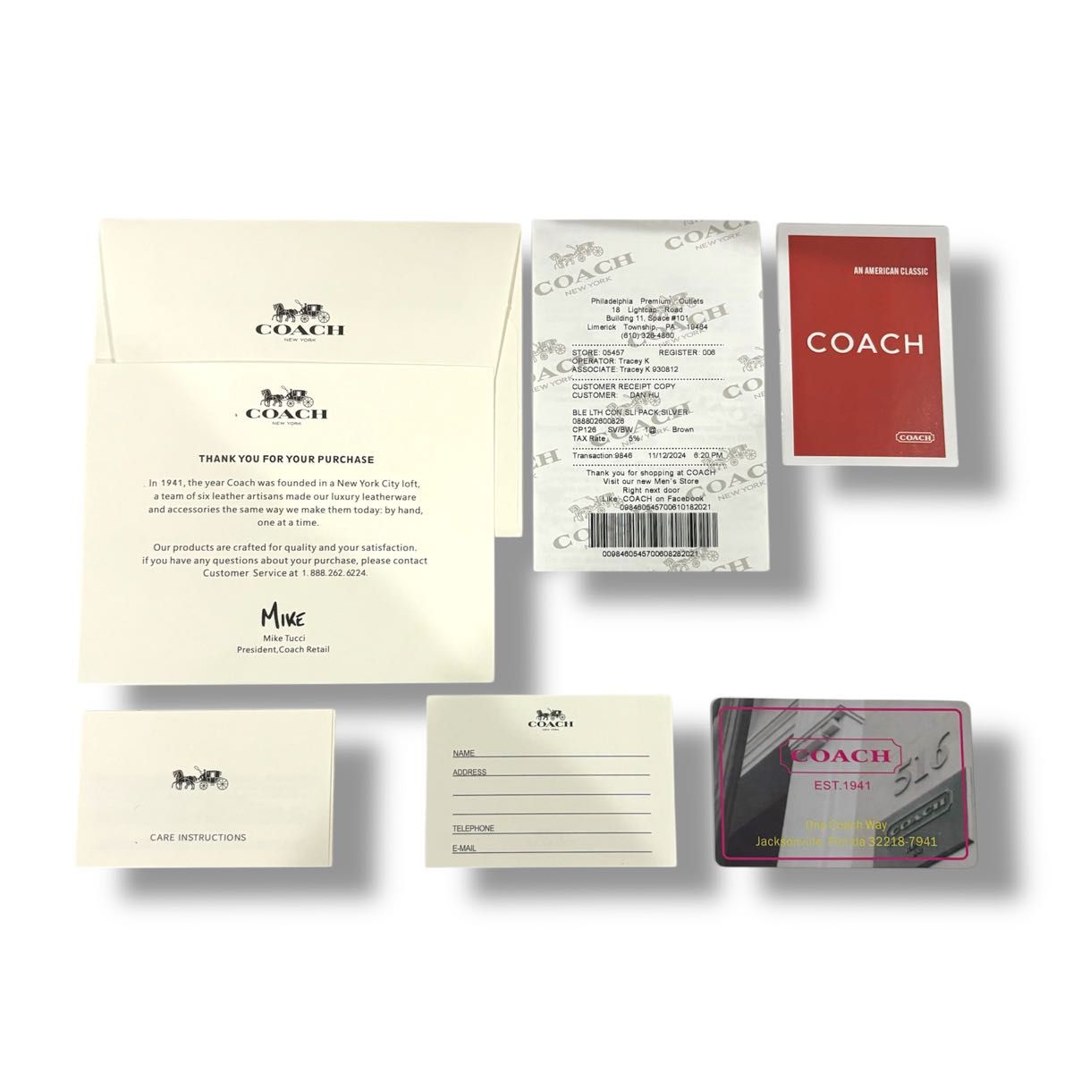 新品タグ有】COACH コーチ チャーター パック・シグネチャー 新品タグ有】COACH コーチ チャーター パック・シグネチャー