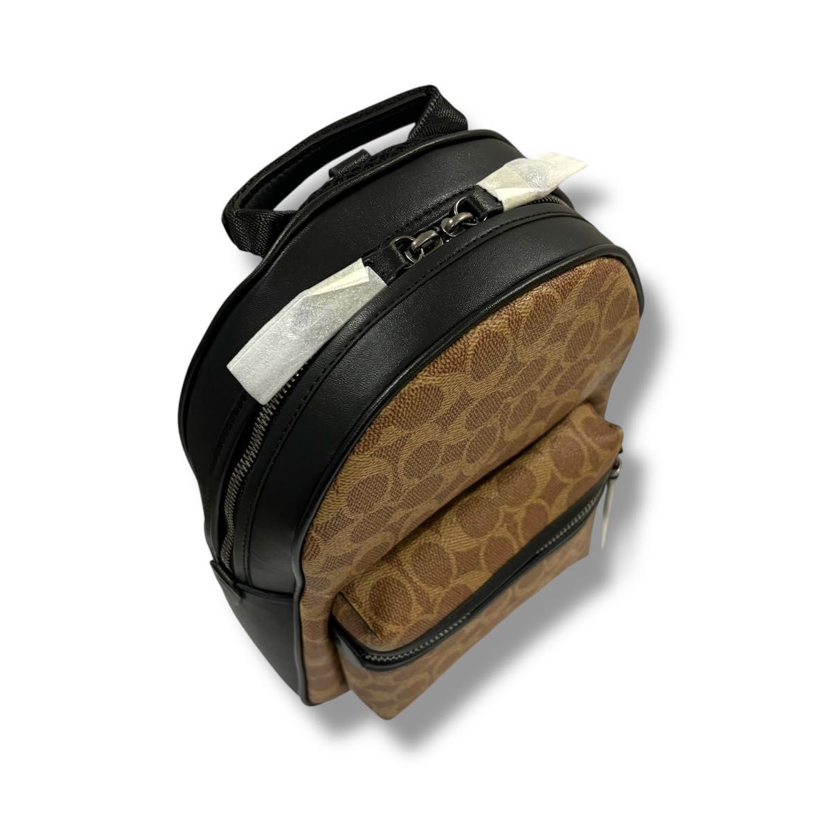 新品タグ有】COACH コーチ チャーター パック・シグネチャー 新品タグ有】COACH コーチ チャーター パック・シグネチャー