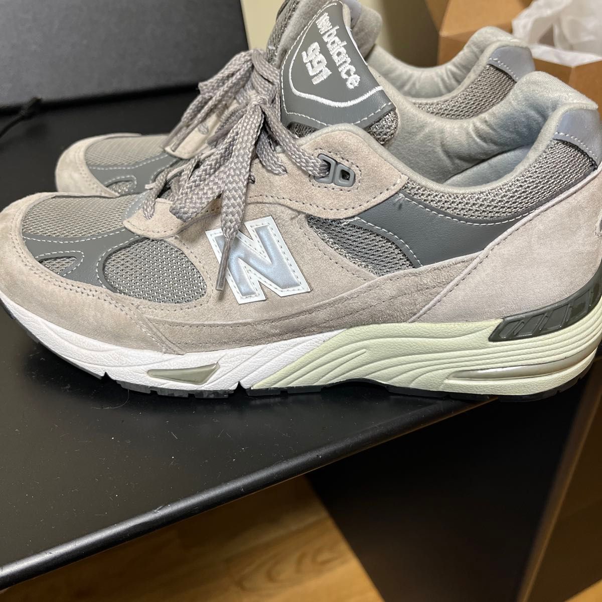 New Balance 991 ニューバランス グレー スニーカー 27cm New Balance 991 ニューバランス グレー スニーカー 27cm