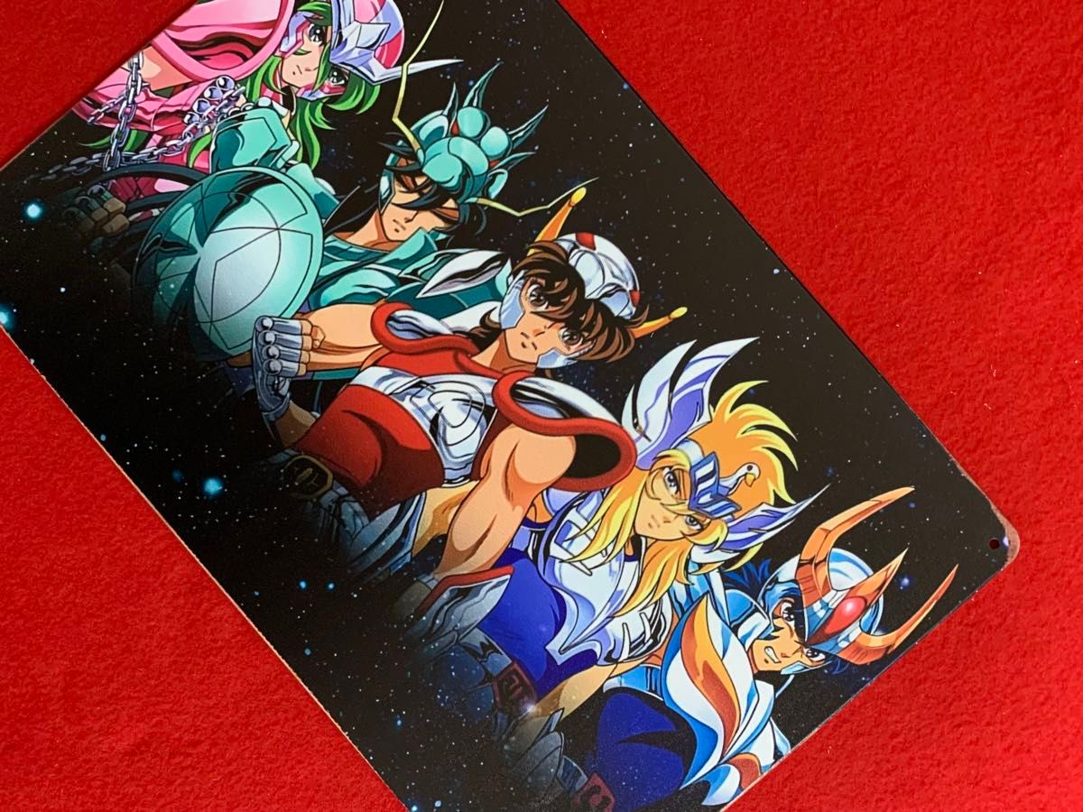 聖闘士星矢 ポスター 金属製 30X20cm 超合金 セイント星矢 聖闘士星矢 ポスター 金属製 30X20cm 超合金 セイント星矢