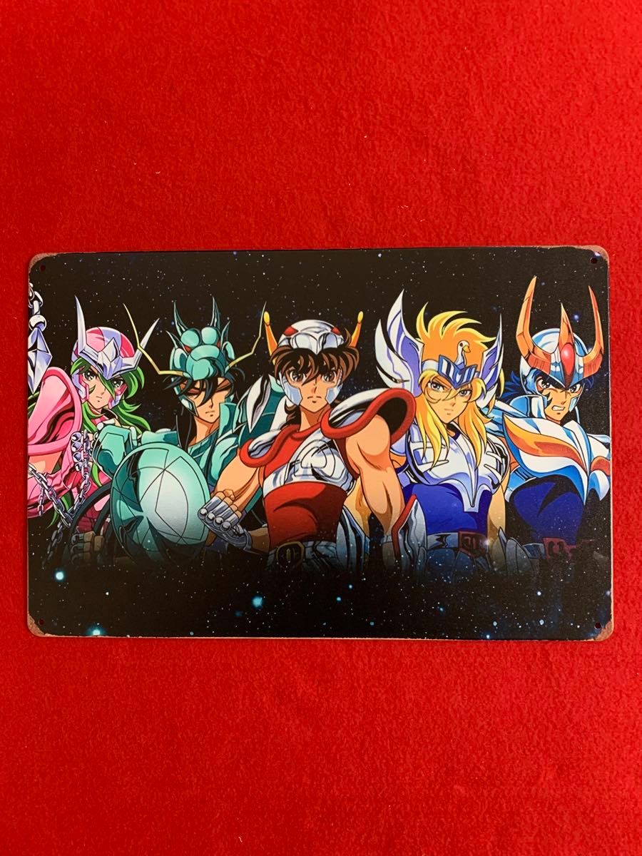 聖闘士星矢 ポスター 金属製 30X20cm 超合金 セイント星矢 聖闘士星矢 ポスター 金属製 30X20cm 超合金 セイント星矢