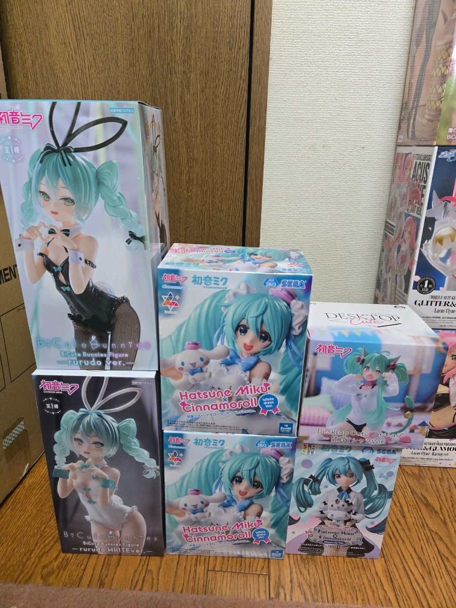 初音ミク プライズフィギュア 未開封6体セット フィギュアまとめ 初音ミク プライズフィギュア 未開封6体セット フィギュアまとめ