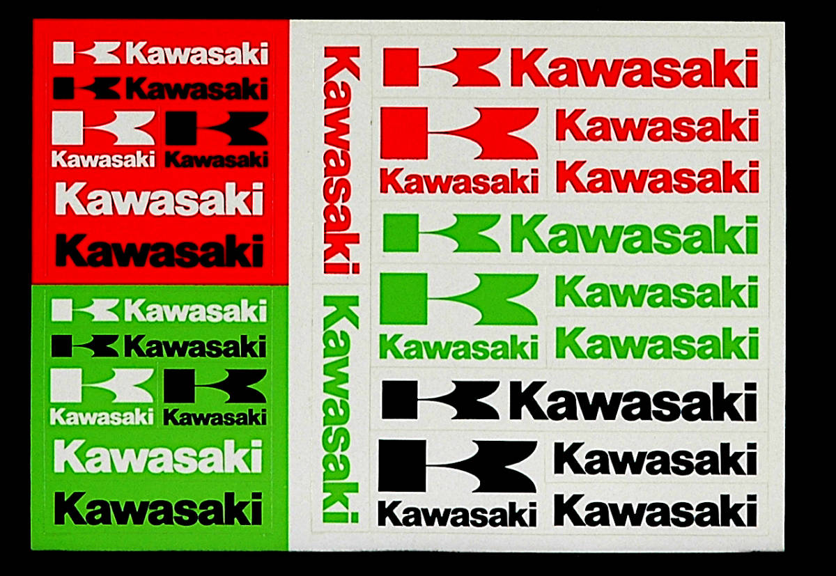[Vintage] [Unused New Item] [Delivery Free] 1980s? Kawasaki Old Style Logo Sticker 川崎 カワサキ オールドロゴステッカー [tag9999]