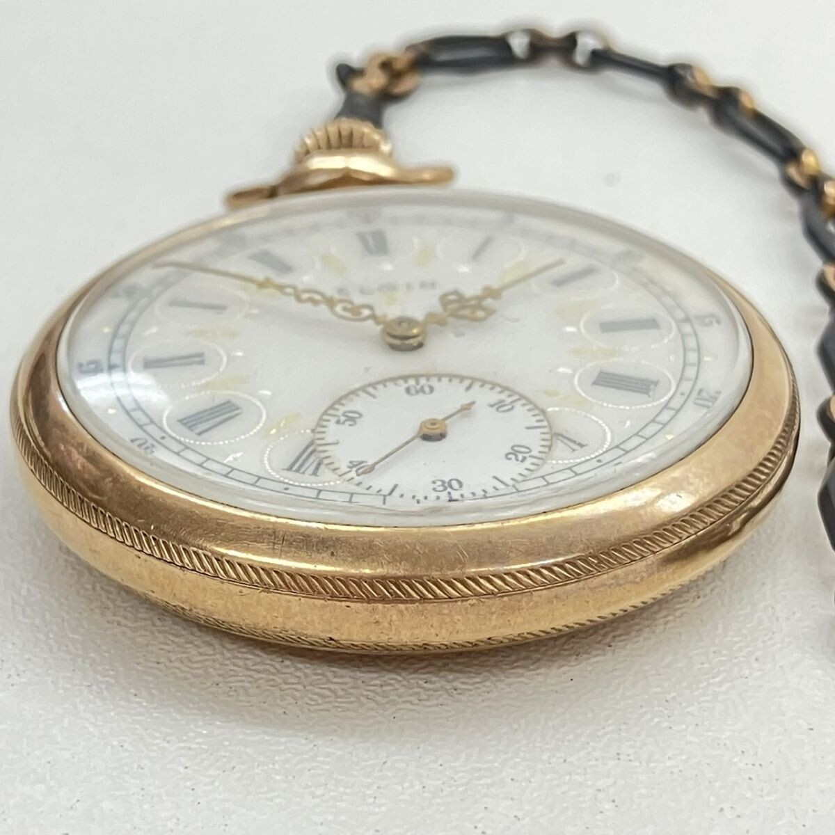U066-K44-7389◎ ELGIN エルジン 懐中時計 ファンシーダイヤル U066-K44-7389◎ ELGIN エルジン 懐中時計 ファンシーダイヤル