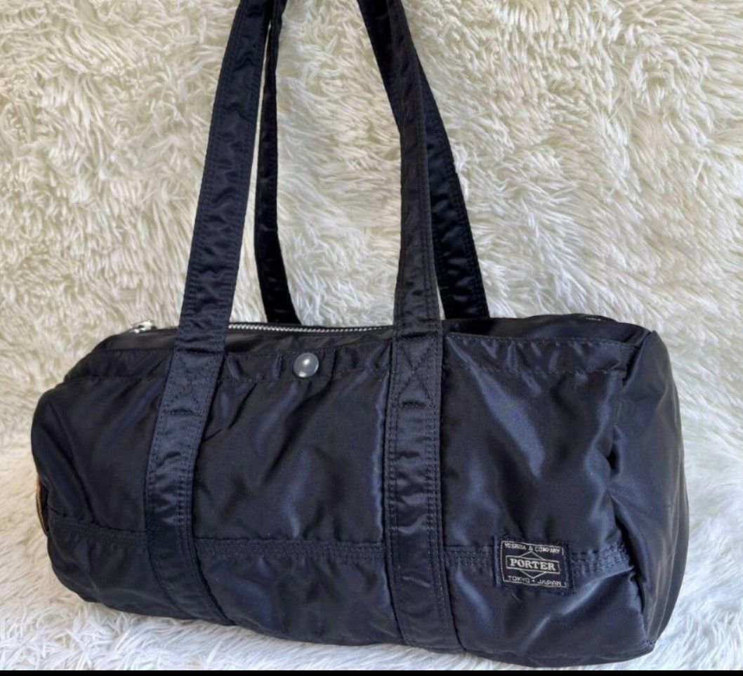 美品〉PORTER TANKER DUFFEL BAG(L) 黒 ボストン 吉田カバン 美品〉PORTER TANKER DUFFEL BAG(L) 黒 ボストン 吉田カバン