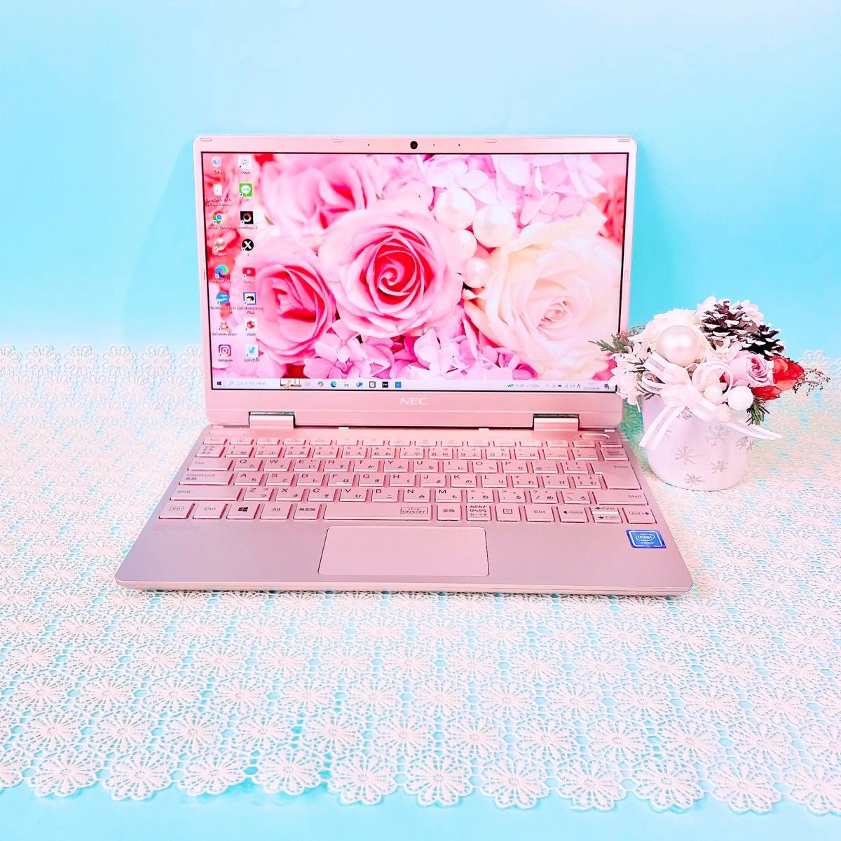 小型軽量 可愛いピンク ノートパソコン 薄型 WEBカメラ 12 5 小型軽量 可愛いピンク ノートパソコン 薄型 WEBカメラ 12 5