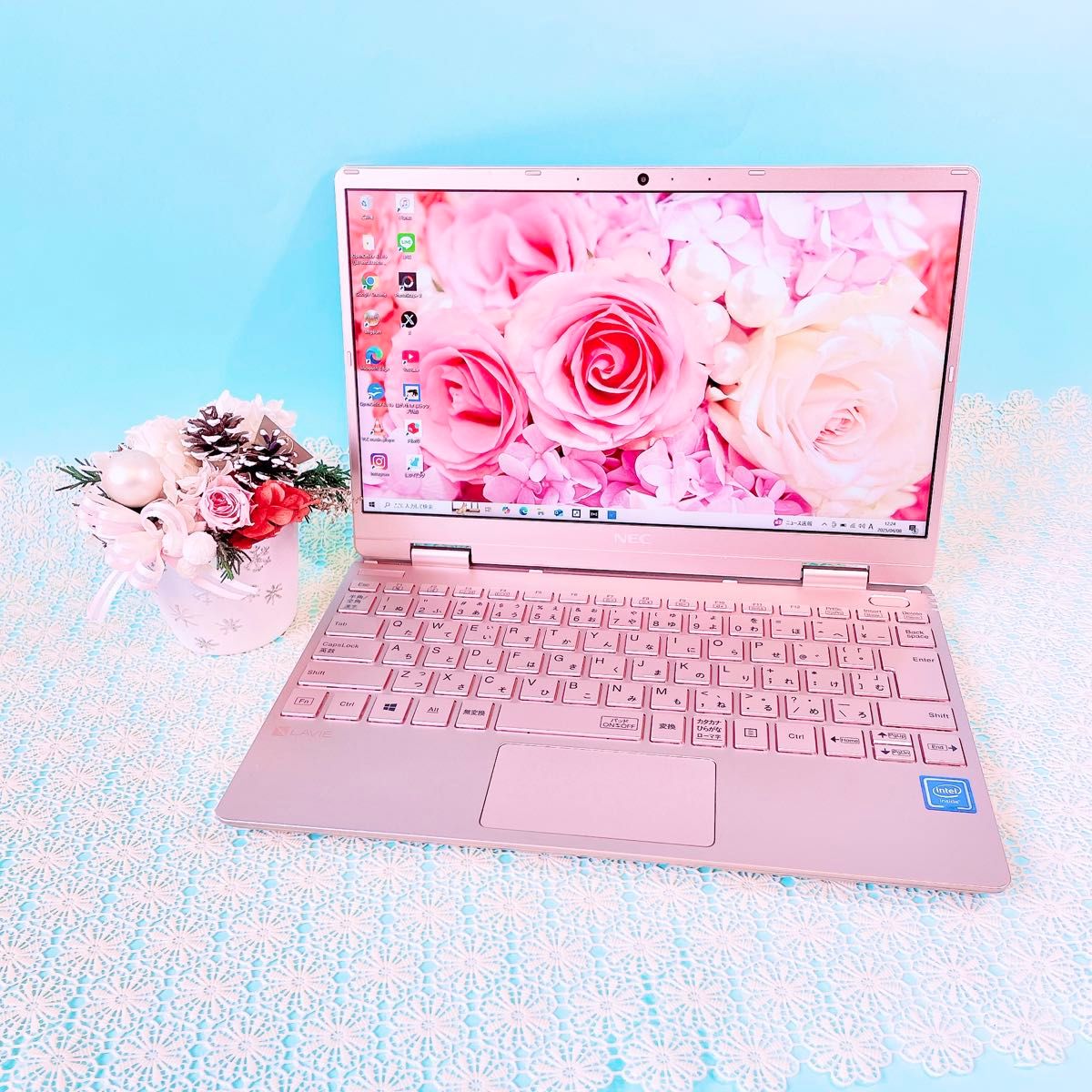 小型軽量 可愛いピンク ノートパソコン 薄型 WEBカメラ 12 5 小型軽量 可愛いピンク ノートパソコン 薄型 WEBカメラ 12 5
