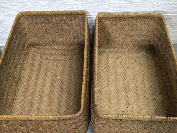 柳行李 柳こおり 収納箱 衣装入れ 竹籠 葛籠 つづら 柳行李 柳こおり 収納箱 衣装入れ 竹籠 葛籠 つづら