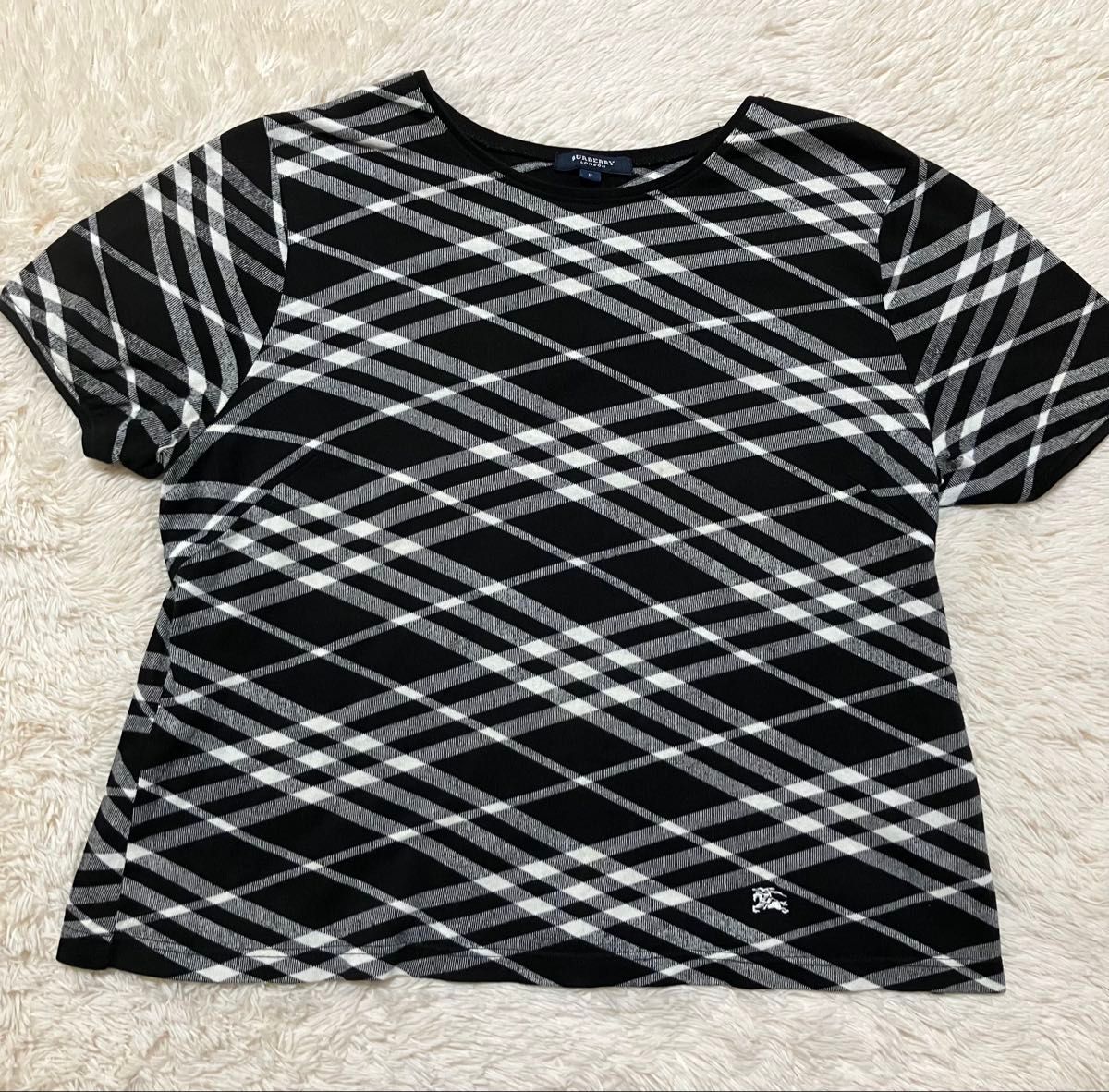 バーバリーロンドン 半袖カットソー チェック柄 Tシャツ バーバリーロンドン 半袖カットソー チェック柄 Tシャツ