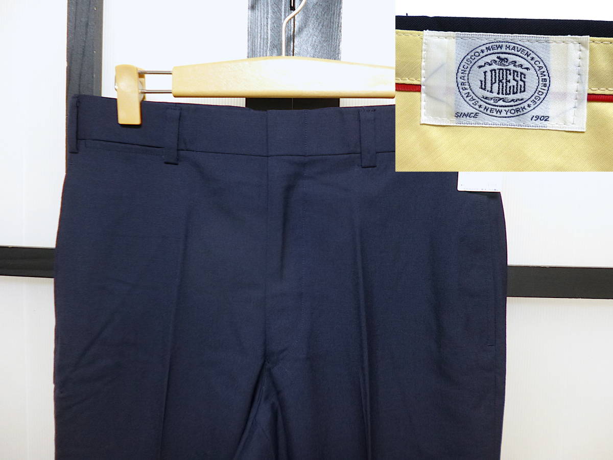 激安大特価! #2 パンツ ノータック ウール Jプレス 新品 / スラックス