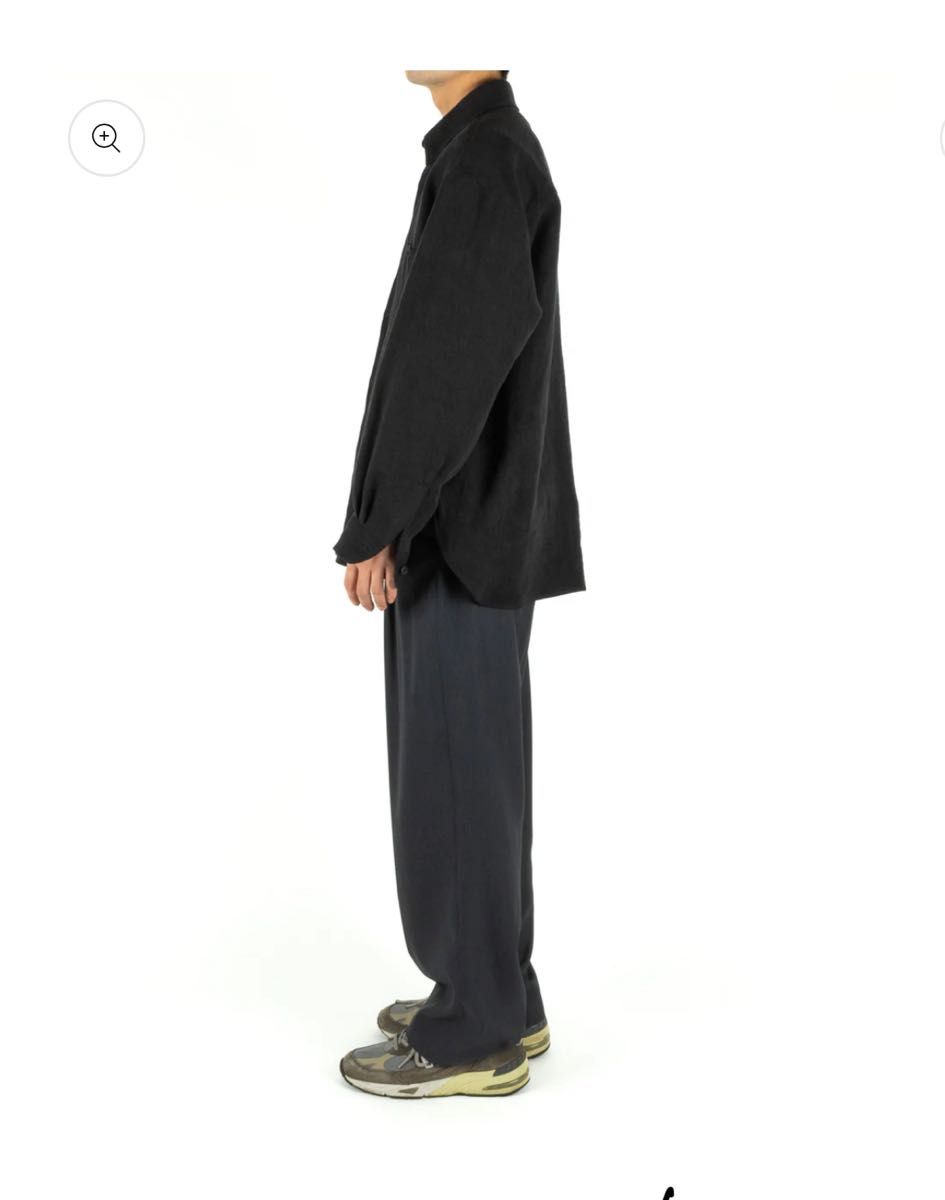Super130's WORSTED WOOL LIGHT GABARDINE WIDE PANTS|TOP Super130's WORSTED WOOL LIGHT GABARDINE WIDE PANTS|TOP