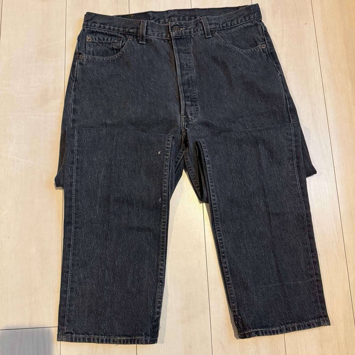 最終価格 90's 先染め USA Levi's 501 ブラックデニム W36 L30 最終価格 90's 先染め USA Levi's 501 ブラックデニム W36 L30