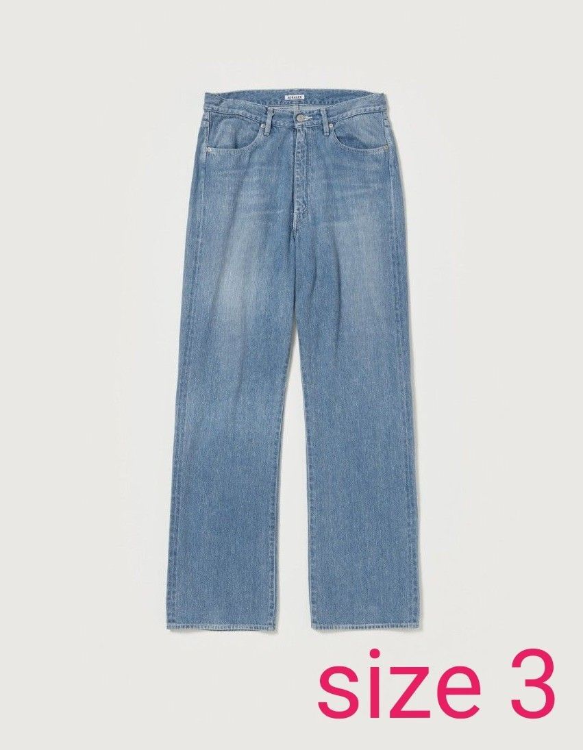 AURALEE SELVEDGE FADED LIGHT DENIM PANTSサイズ3|Yahoo AURALEE SELVEDGE FADED LIGHT DENIM PANTSサイズ3|Yahoo