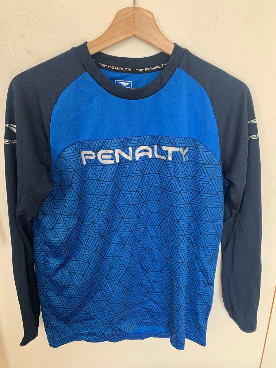 サッカーPENALTY プラクティスシャツ 160長袖 青×紺|Yahoo サッカーPENALTY プラクティスシャツ 160長袖 青×紺|Yahoo