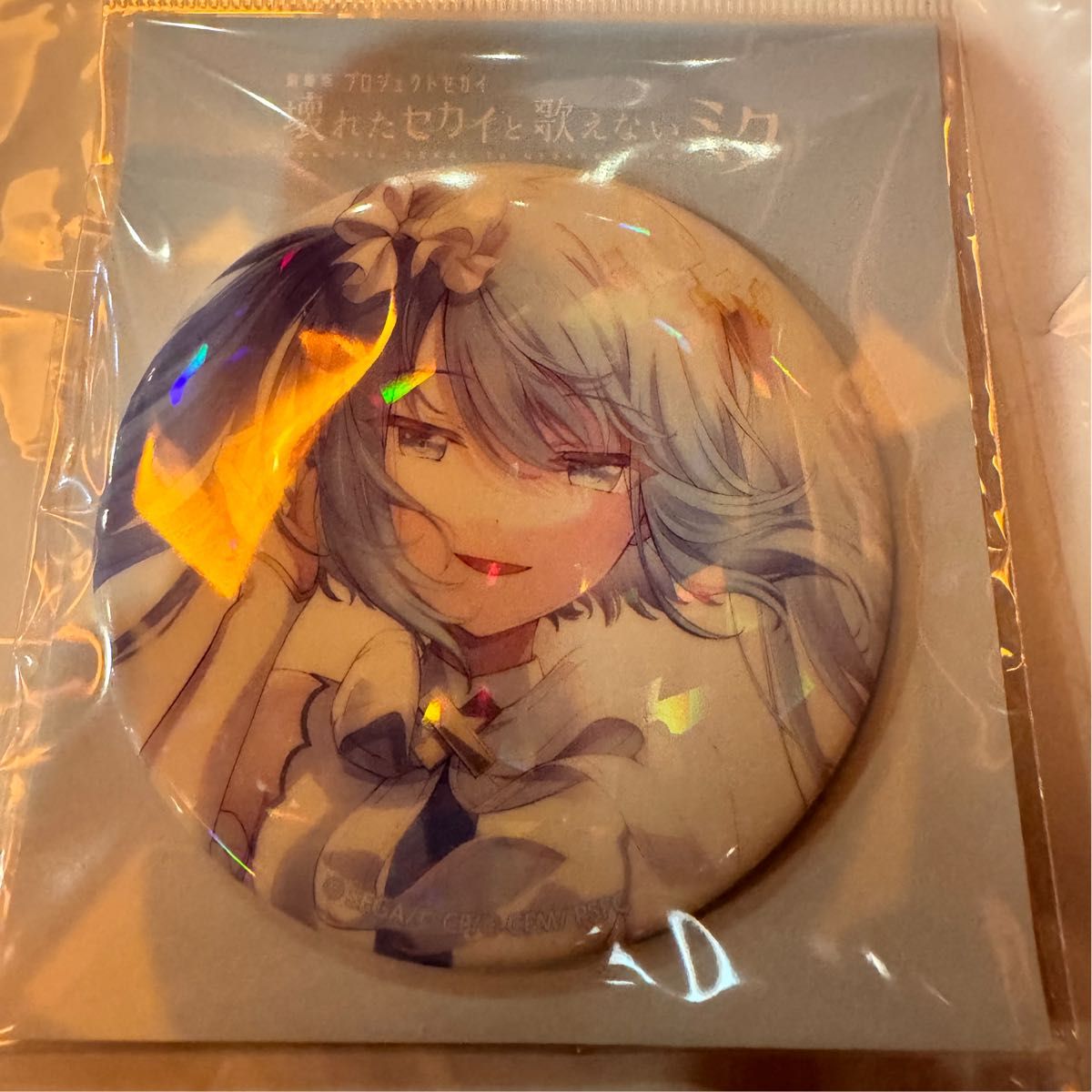 プロセカ 映画 初音ミク 劇場版 缶バッジ ホログラム バツミク プロセカ 映画 初音ミク 劇場版 缶バッジ ホログラム バツミク