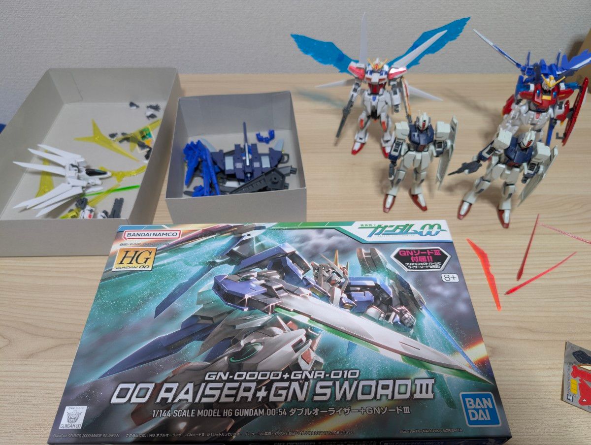 品質が ガンプラ HG ダブルオーライザー＋GNソード3(ほぼ未組立ソード3 ロボット