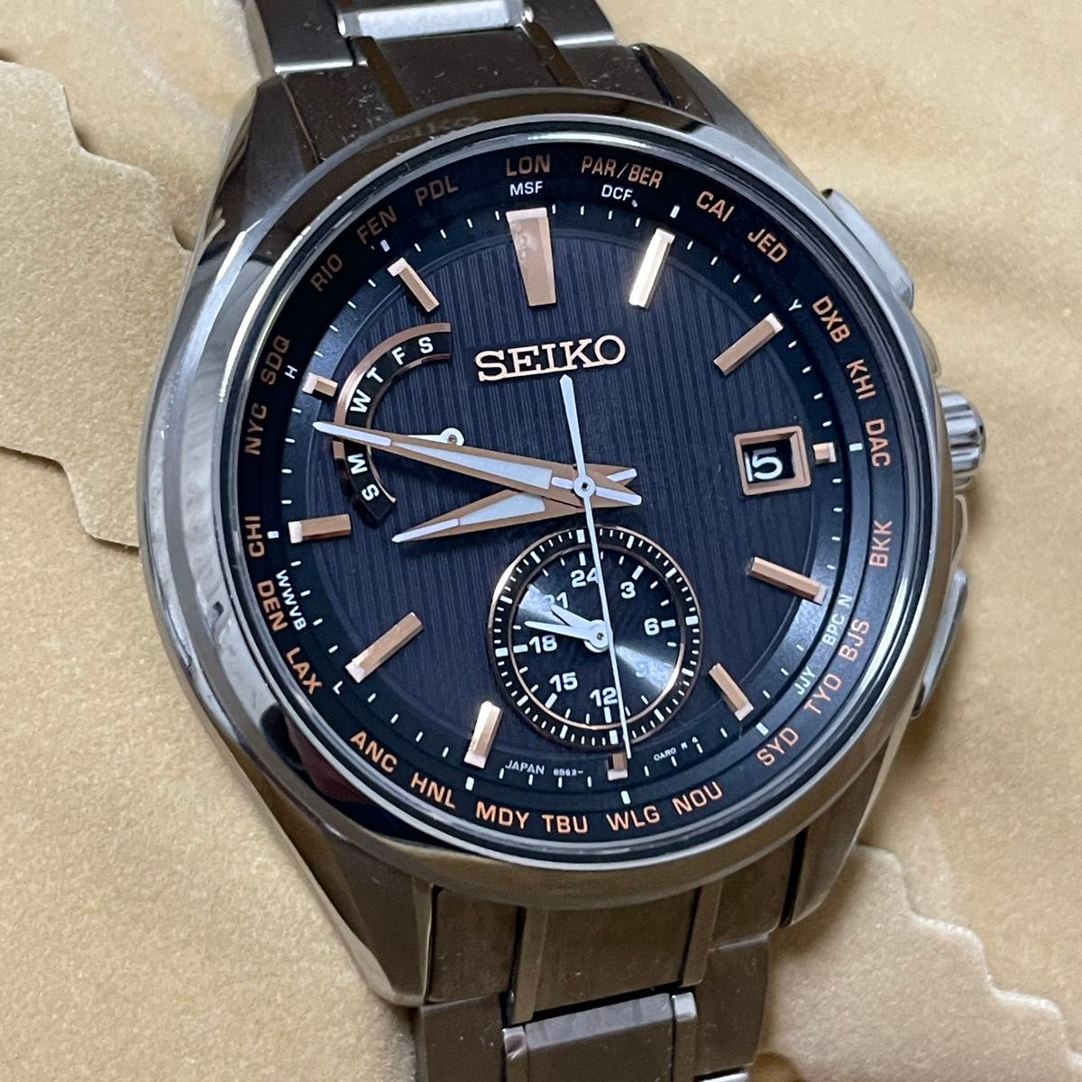 即発送】SEIKO ブライツ フライト エキスパート SAGA291 チタン 即発送】SEIKO ブライツ フライト エキスパート SAGA291 チタン