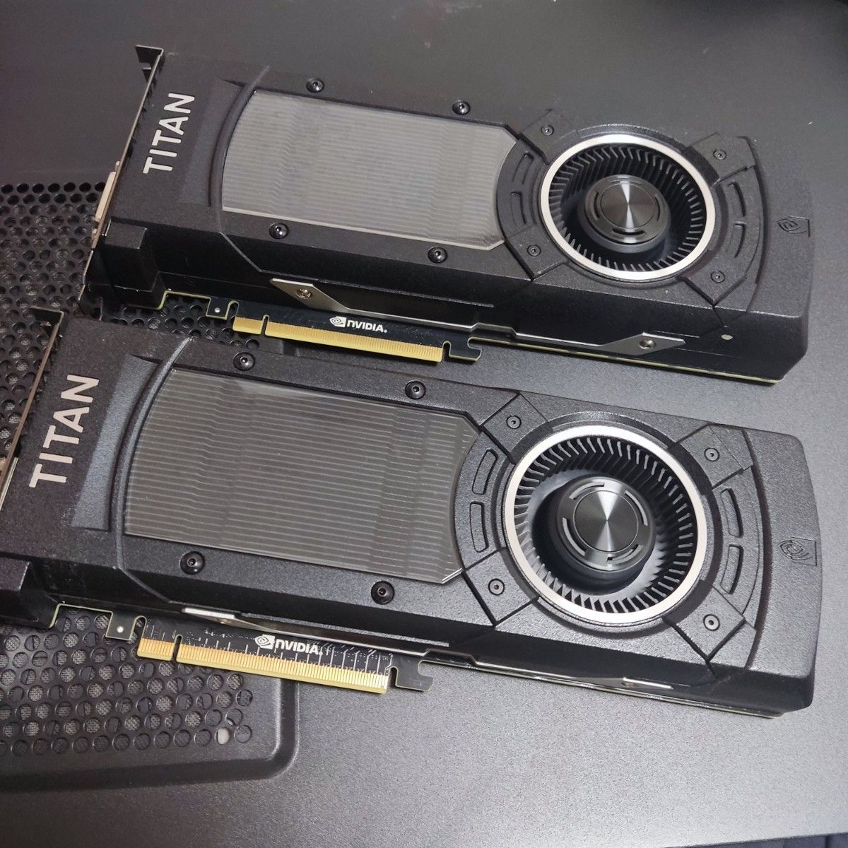 2枚セット/美品GeForce GTX TITAN X 12GB/グラフィックボード 2枚セット/美品GeForce GTX TITAN X 12GB/グラフィックボード