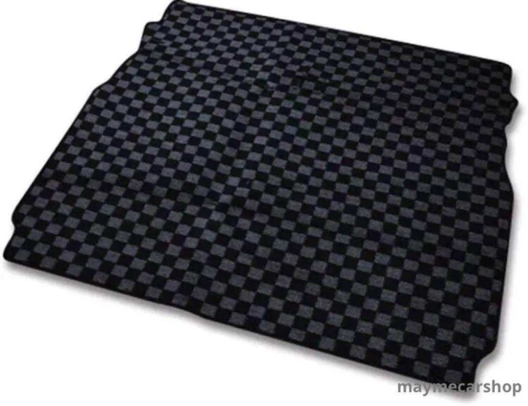 車種専用設計 フロアマット エブリィワゴン DA17W H27年2月～ 内装マット トランク 1枚 グレーxチェック【北海道・沖縄・離島発送不可】_画像4