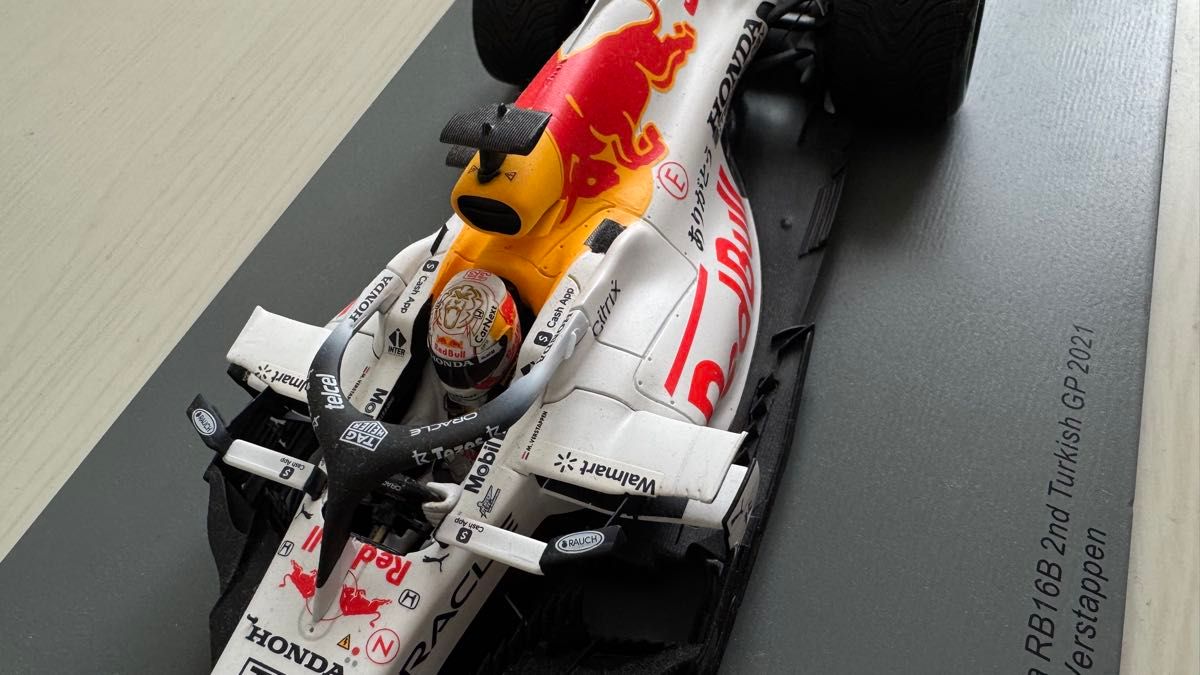 F1 スパーク レッドブル 1/18 トルコGp2021 ありがとうホンダ号 F1 スパーク レッドブル 1/18 トルコGp2021 ありがとうホンダ号