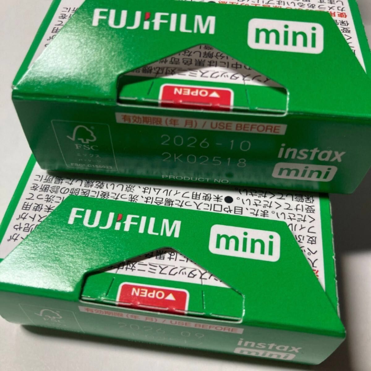未開封・新品】富士フイルム チェキフィルム instax mini 10枚入 未開封・新品】富士フイルム チェキフィルム instax mini 10枚入