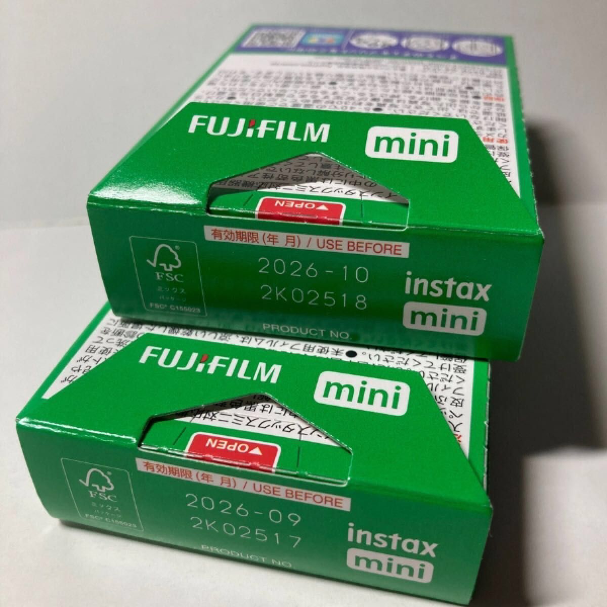 未開封・新品】富士フイルム チェキフィルム instax mini 10枚入 未開封・新品】富士フイルム チェキフィルム instax mini 10枚入