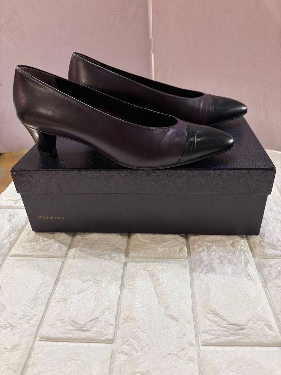 PRADA ポインテッドトゥ#ナッパレザーハイヒール#ブラック PRADA ポインテッドトゥ#ナッパレザーハイヒール#ブラック