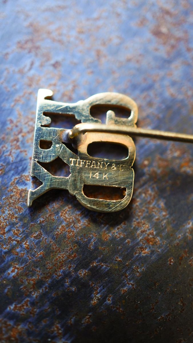 1970s】TIFFANY&Co ティファニー TRY GOD ラペルピン 《K14YG 1970s】TIFFANY&Co ティファニー TRY GOD ラペルピン 《K14YG