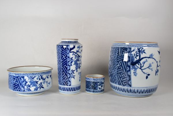 平安昭阿弥 青華 祥瑞写 皆具 共箱 京焼 清水焼 高野昭阿弥 染付 平安昭阿弥 青華 祥瑞写 皆具 共箱 京焼 清水焼 高野昭阿弥 染付