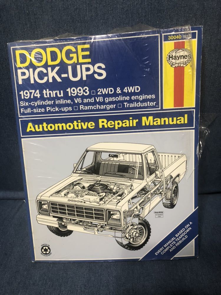  including carriage Haynes Automotive foreign book repair manual service book partition nzdodge Dodge pick up truck 1974 ram Ram pickup truck 