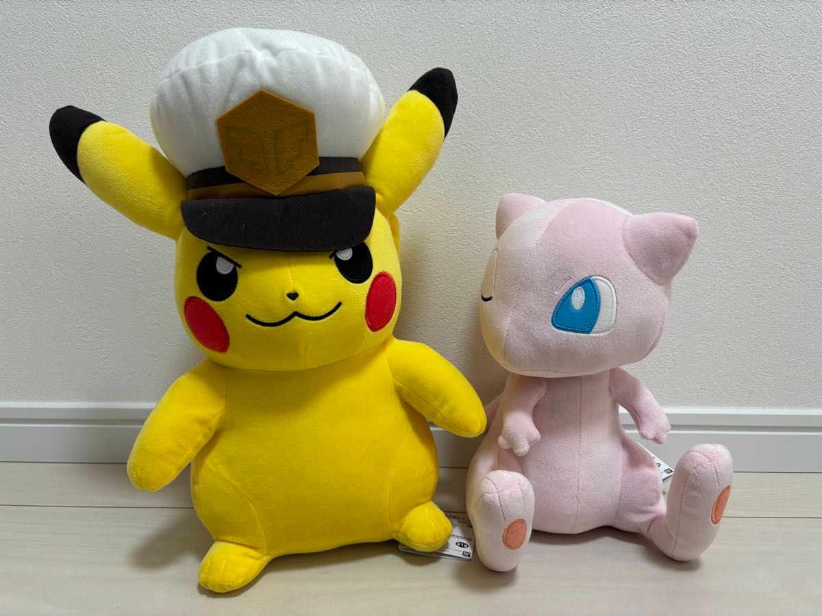 ポケモン ぬいぐるみ 2個セット 新品未使用 ピカチュウ ミュウ ポケモン ぬいぐるみ 2個セット 新品未使用 ピカチュウ ミュウ
