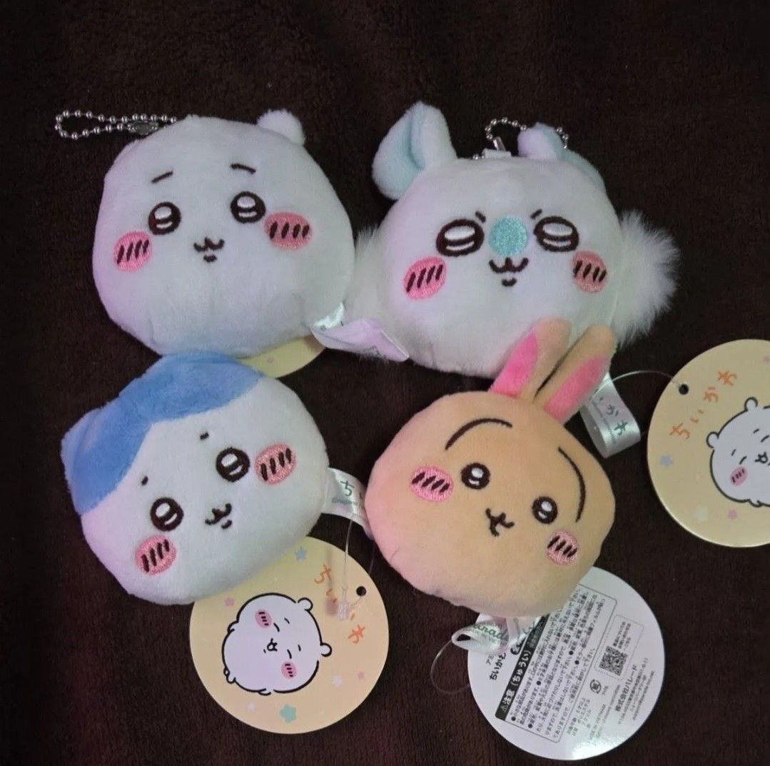 ちいかわ マスコットミラー 全4種類セット ハチワレ モモンガ ちいかわ マスコットミラー 全4種類セット ハチワレ モモンガ
