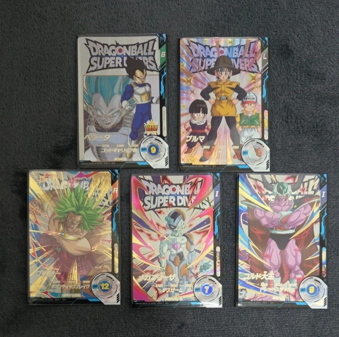 ドラゴンボールスーパーダイバーズ EXR 5種類セット 神龍 ドラゴンボールスーパーダイバーズ EXR 5種類セット 神龍