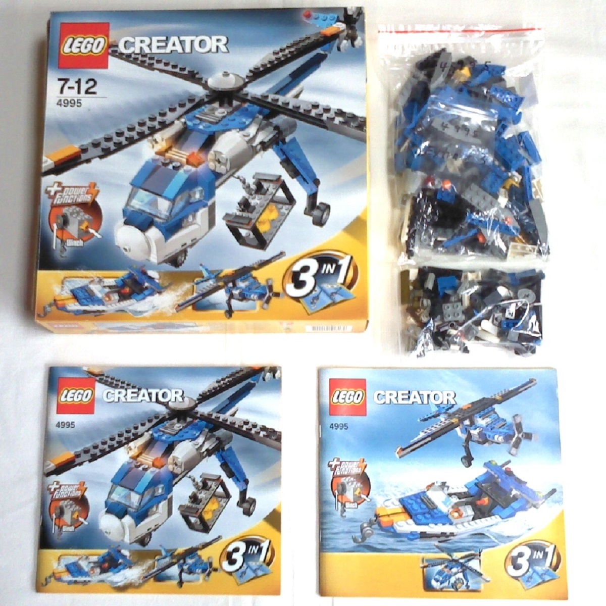 LEGO CREATOR 4995 CARGO COPTER 3IN1 レゴ クリエイター カーゴヘリ_画像1