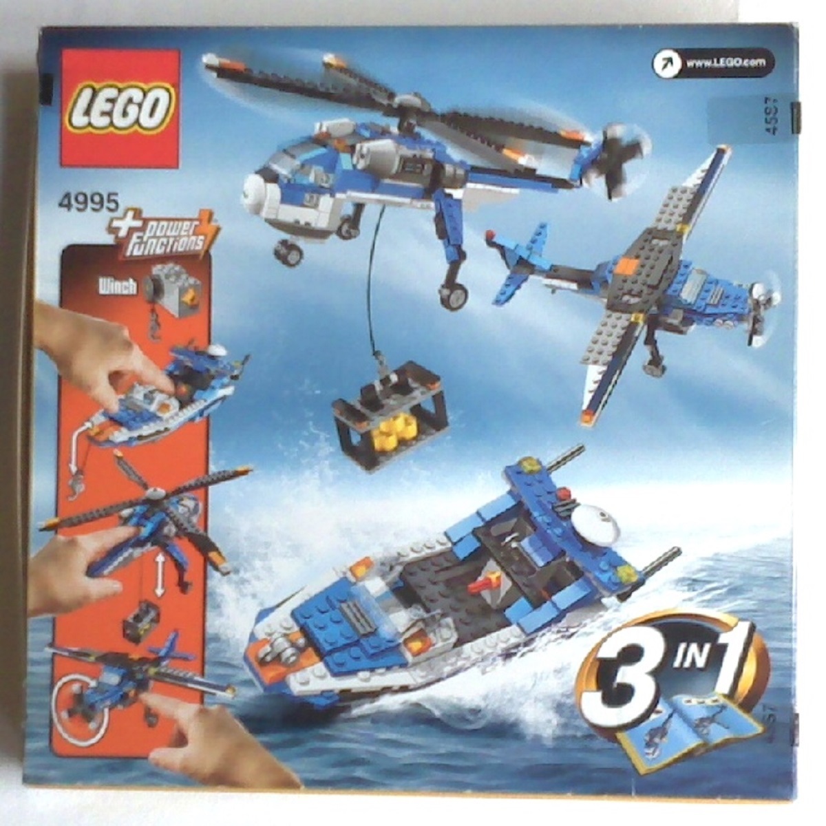 LEGO CREATOR 4995 CARGO COPTER 3IN1 レゴ クリエイター カーゴヘリ_画像2