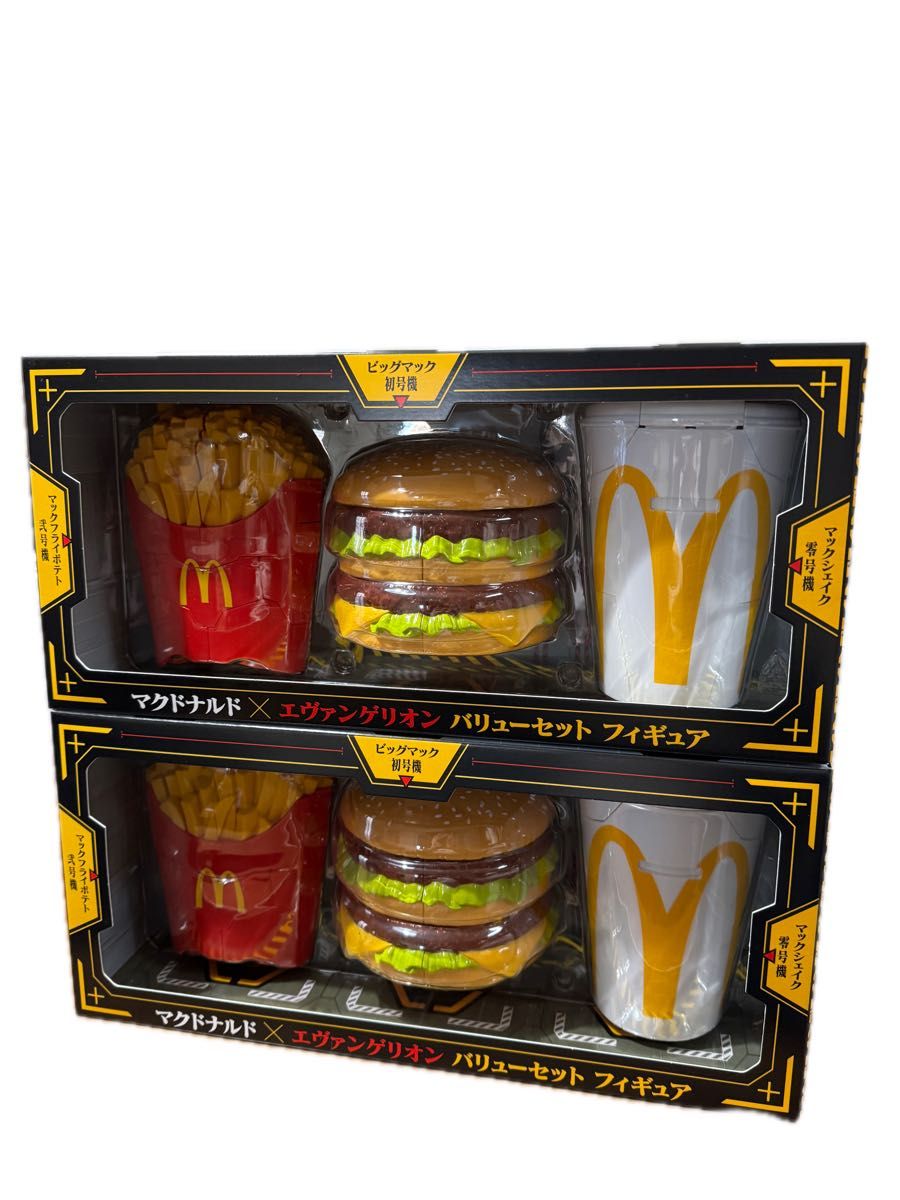 マクドナルド エヴァンゲリオン バリューセット フィギュア 2点 マクドナルド エヴァンゲリオン バリューセット フィギュア 2点