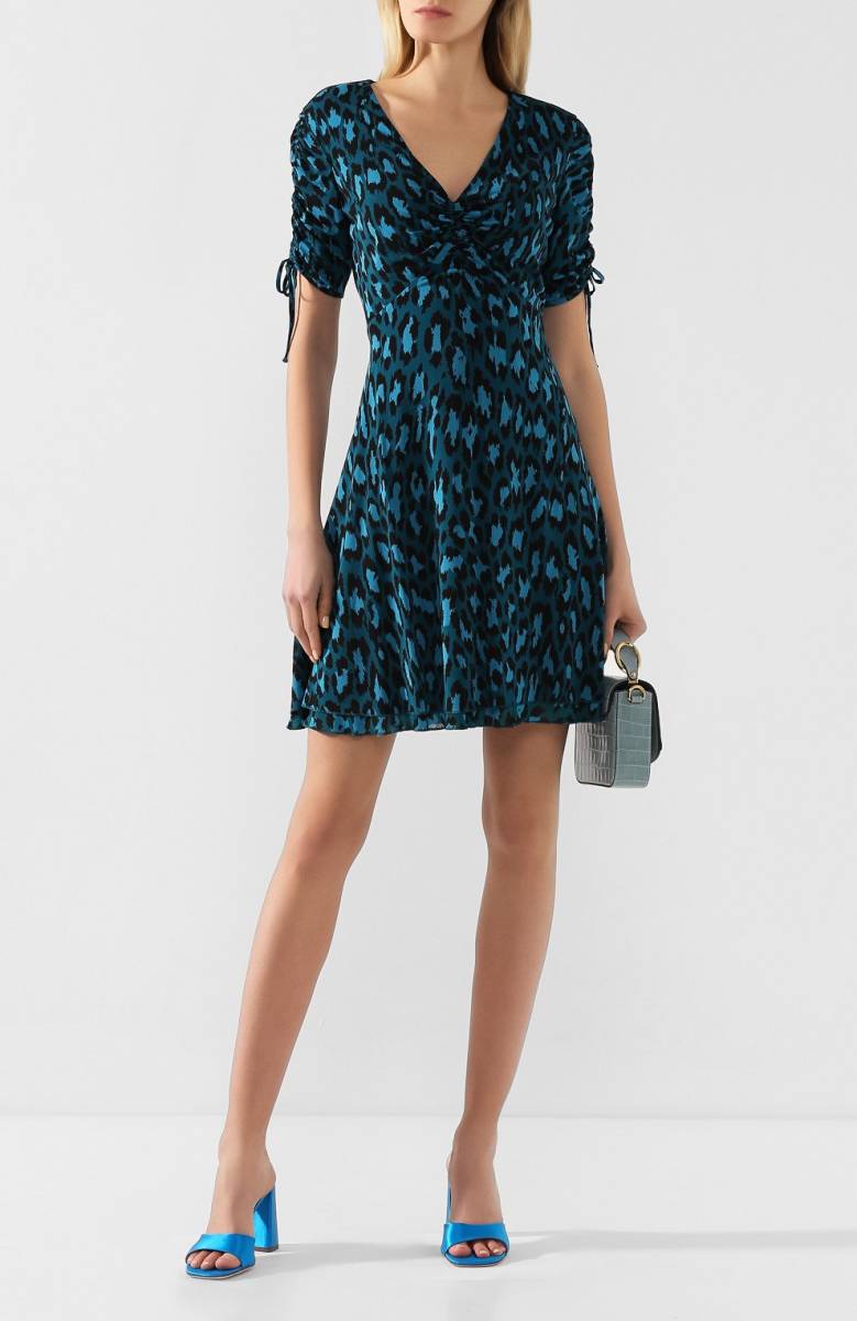 新品US8号/JP13号　Diane von Furstenberg　 ダイアンフォンファステンバーグCarin Tissue Jersey Mini Dress _画像1